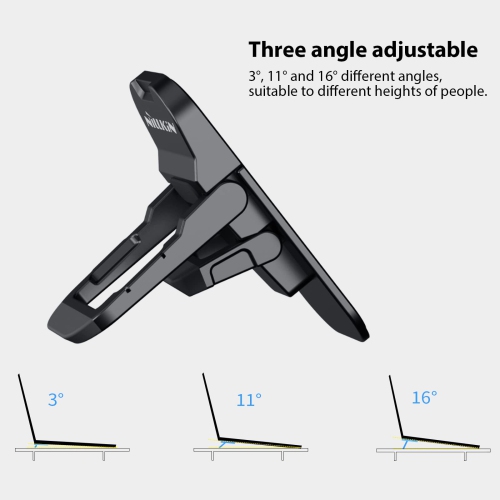 Computer Keyboard Stand for Desk with 3 Adjustable Angles, Flip Keyboard Riser Feet for Most Keyboards, Laptop Stand for MacBook, Dell, HP and Other