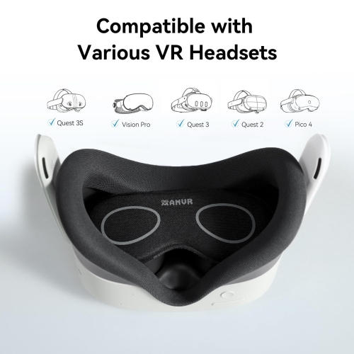 Protecteur de lentille compatible avec Meta Quest 3s, Quest 3/2/1, Vision Pro, Valve Index, Rift S et Pico 4, protège l'objectif contre le soleil,