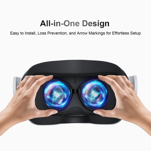Lens Protector Compatible with Oculus/Meta Quest 2, Glasses Spacer - Anti-Scratch VR Accessories to Prevent Your Glasses from Scratching VR Lenses