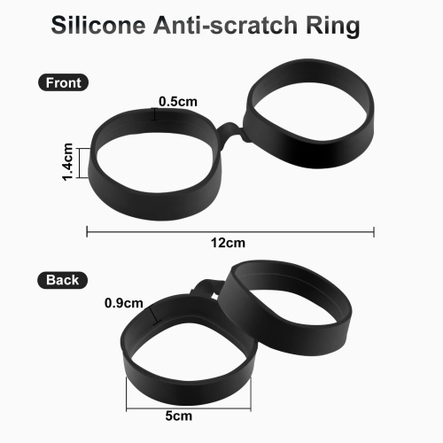 Lens Protector Compatible with Oculus/Meta Quest 2, Glasses Spacer - Anti-Scratch VR Accessories to Prevent Your Glasses from Scratching VR Lenses
