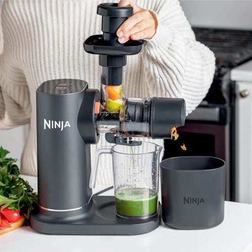 Refurbished Ninja NeverClog Cold Press Juicer - Black JC151C
