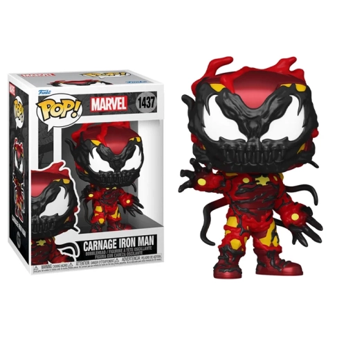 Funko Pop! Marvel Absolute Carnage Vinyl Bobble-Head Carnage Iron Man #1437