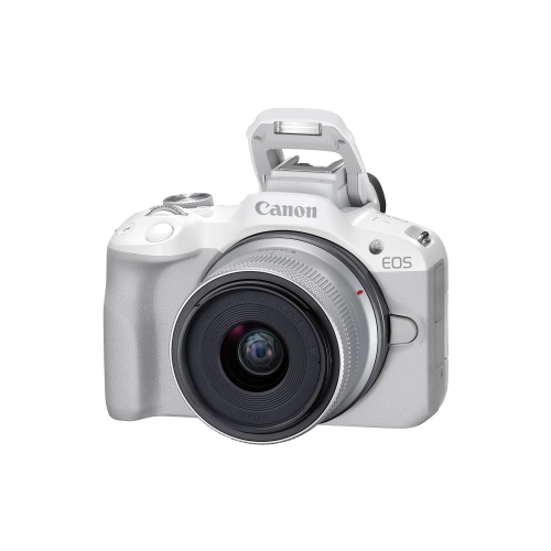 Open Box - Canon EOS R50 Mirrorless Vlogging Camera w/RF-S18-45mm F4.5-6.3 is STM Lens, 24.2 MP, 4K Video