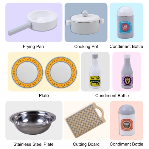 Ensemble-cadeau de jouets pour micro-ondes de Play Kitchen Kids pour filles de 3-8 ans