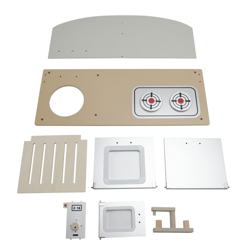 Ensemble-cadeau de jouets pour micro-ondes de Play Kitchen Kids pour filles de 3-8 ans