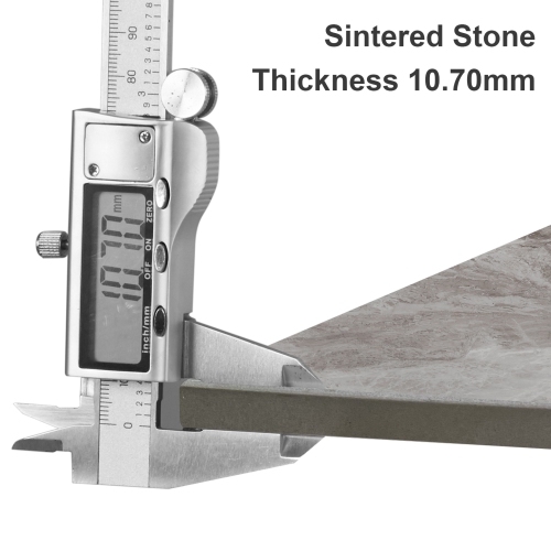 48 x 28 Inch Kitchen Dining Table:Modern Rectangular Breakfast Table Sintered Stone Marble Effect Table Top with Tapered Metal Legs for Restaurant