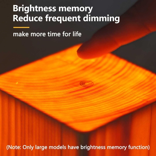 Plafonnier moderne Créatif Atmosphère Decora, Style rustique Lampe de bureau Vintage alimentée par piles, Veilleuse portative en bois fabriqué à la