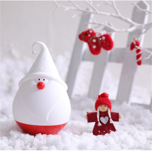 Kids Night Light,Snowman Cute Lamp,LED Luminous Night Light,Tapping Silicone Lamp,3 Level Dimmable Nursery Nightlight ,Can be Used