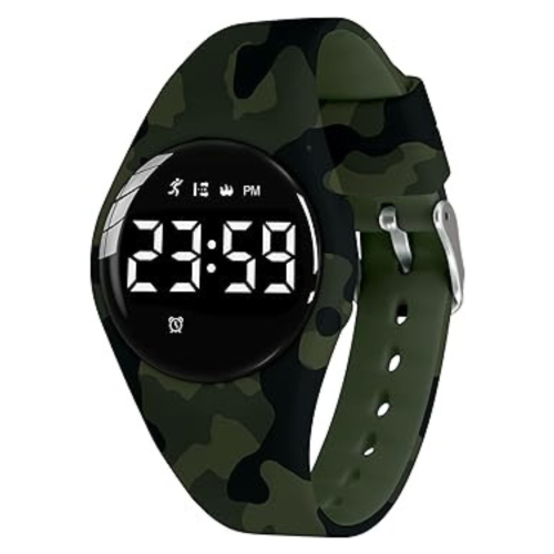 Watch for Kids Boys Girls Silent Vibration Alarm/Stopwatch/Steps Counter/Distance/Calories Watches for Kids Teens Boys Girls