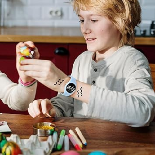 Watch for Kids Boys Girls Silent Vibration Alarm/Stopwatch/Steps Counter/Distance/Calories Watches for Kids Teens Boys Girls