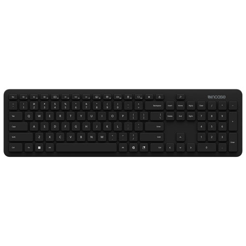 Clavier sans fil Bluetooth d'Incase conçu par Microsoft - Noir - Anglais