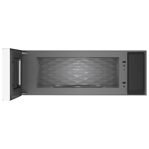 Four à micro-ondes à hotte intégrée de Whirlpool - 1,1 pi³ - Blanc