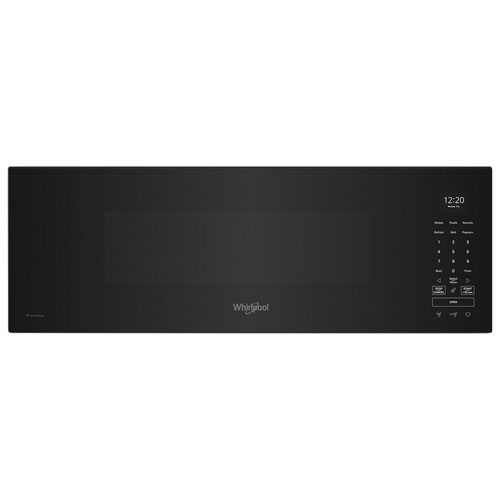 Four à micro-ondes à hotte intégrée de Whirlpool - 1,1 pi³ - Noir