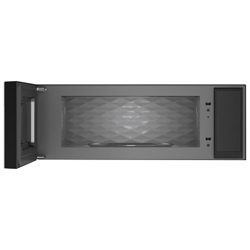 Four à micro-ondes à hotte intégrée de Whirlpool - 1,1 pi³ - Noir