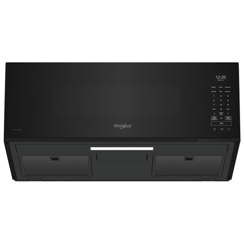 Four à micro-ondes à hotte intégrée de Whirlpool - 1,1 pi³ - Noir