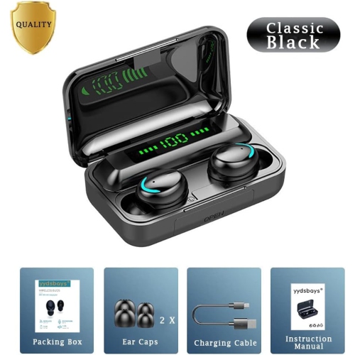 Ear Buds Wireless Earbuds, Bluetooth 5.3 Headphones In Ear, Bluetooth Earphones with Built-in Microphone, Wireless Ear Buds, Bluetooth with Mic, USB