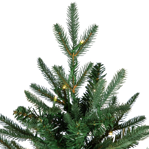 Sapin de Noël artificiel illuminé Ashburn de Real Touch™ - LED blanc chaud de 12 pi