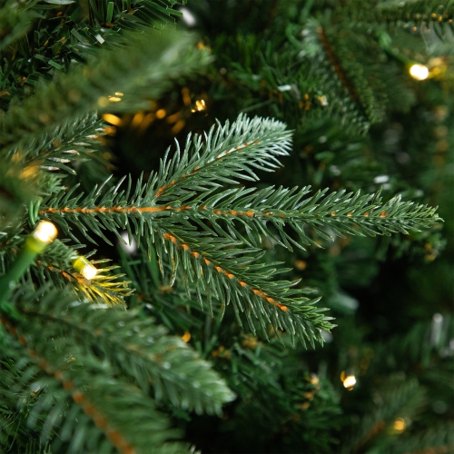 Sapin de Noël artificiel illuminé Ashburn de Real Touch™ - LED blanc chaud de 12 pi