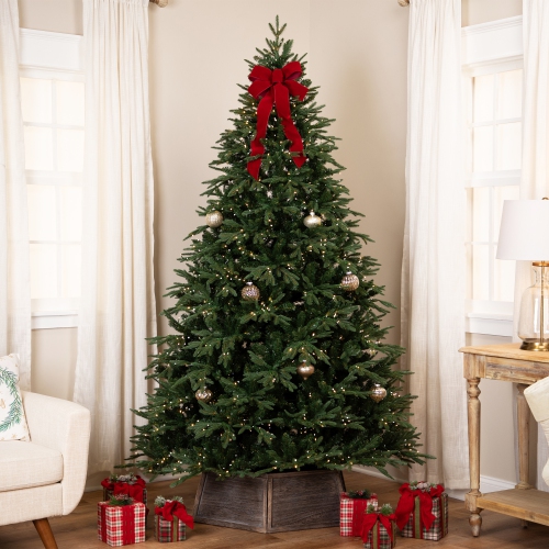 Real Touch™ Pre-Lit Ashburn Pine Artificial Christmas Tree - 6.5' Warm White LED