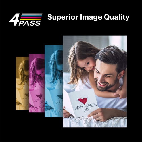KODAK Dock Plus 4PASS Instant Photo Printer + 80 Sheets Bundle- Refurbished(Excellent)