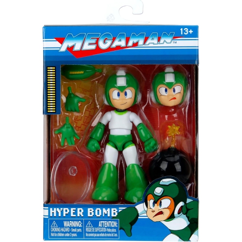 Figurine d'action MegaMan de 4&nbsp;po à échelle 1/12 Wave 2 - Mega Man Hyper Bomb