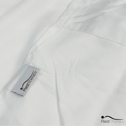 Rest Therapy Breeze Bamboo Bed Sheet and Pillowcase Bedding Package in White