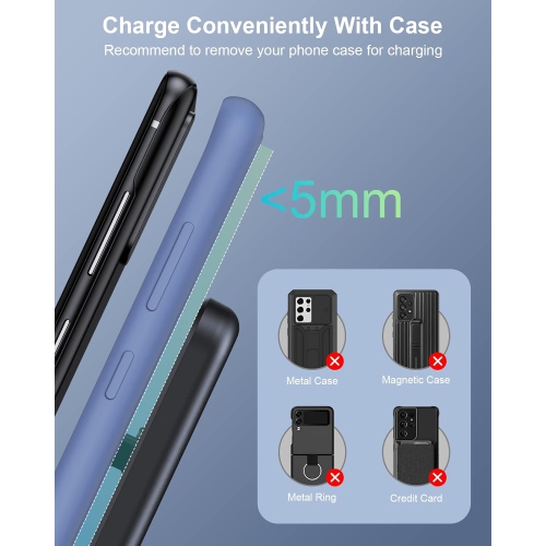 Wireless Charger for Samsung Charging Station & Android Multiple Devices 3 in 1 Fast Charger Stand