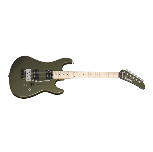 Guitare électrique Kramer 84 HH avec sac de rangement - Satin vert Atlas