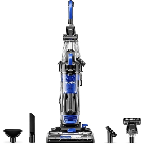 Aspirateur vertical puissant pour tapis, planchers durs et animaux domestiques, aspirateur vertical léger sans sac d'EUREKA
