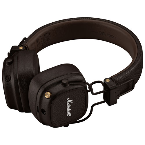 Marshall Major V Wireless On-Ear Bluetooth Headphones - Brown