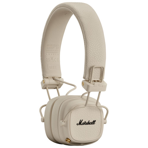 Marshall Major V Wireless On-Ear Bluetooth Headphones - Cream