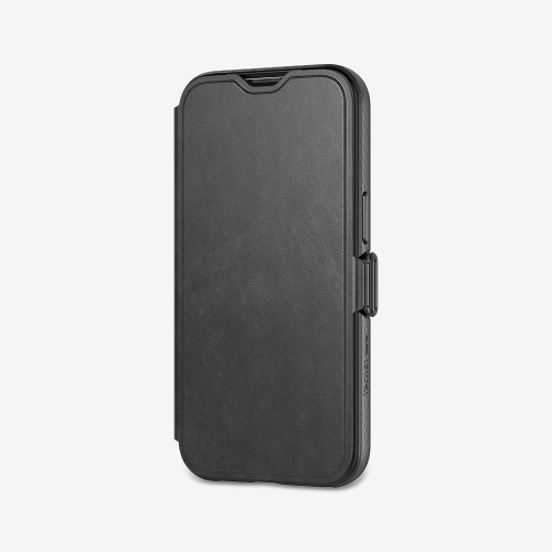 Tech21 Evo Wallet for iPhone 13 – Wallet Phone Case with Space for Two Bank Cards and 12ft Multi-Drop Protection -Black