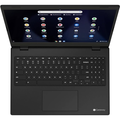 GATEWAY 15 6 po HD Pentium Silver N6000 4 Go 128 Go Carte graphique UHD d'Intel ChromeOS Noir Remis à neuf Bon état