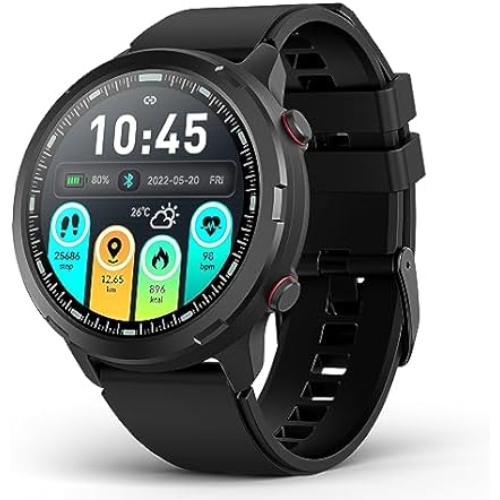 SOUYIE Rugged Outdoor Fitness Tracker Gps Unisex Smart Watch Gps Compass pedometer heart Rate blood Oxygen sleep Monitor ip68 Waterproof Smartwatch