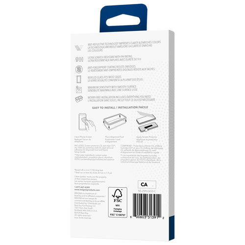 Insignia Anti-Reflective Glass Screen Protector for Galaxy S25+ - 3 Pack - Only at Best Buy