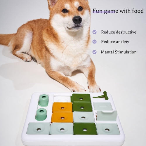 Dog Treat Feeder Toy, Interactive Dog Toys Various Levels of Play, Slow Feeder for Dogs Mental Stimulation, Puzzle for Dog, Dog Toys for Large Medium