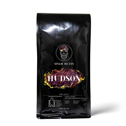 Singh Beans Coffee - Hudson Roast Whole Beans - Dark Roast 340g