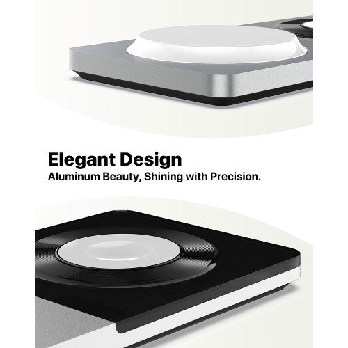 3 in 1 Wireless Charging Station for Apple Device: Fast Charging Station for iPhone and Watch with MagSafe, Foldable Charger Stand for iPhone 12-16 &