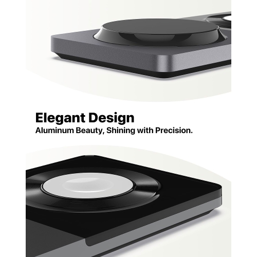 3 in 1 Wireless Charging Station for Apple Device: Fast Charging Station for iPhone and Watch with MagSafe, Foldable Charger Stand for iPhone 12-16 &