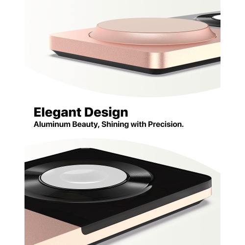 3 in 1 Wireless Charging Station for Apple Device: Fast Charging Station for iPhone and Watch with MagSafe, Foldable Charger Stand for iPhone 12-16 &