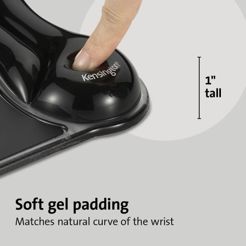 Kensington DuO Gel Wave Mouse Pad & Wrist Rest