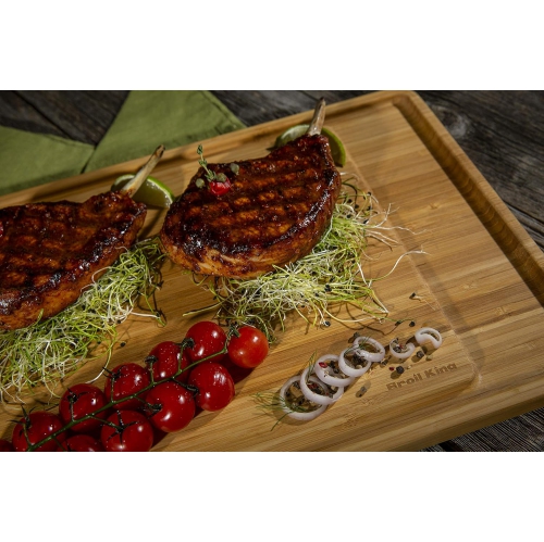 Broil King 68429 Imperial Bamboo Cutting & Serving Cutting Board, Wood