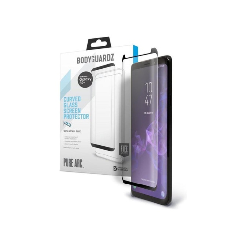 Protecteur d'écran en verre Pure Arc de BodyGuardz pour Galaxy S9+