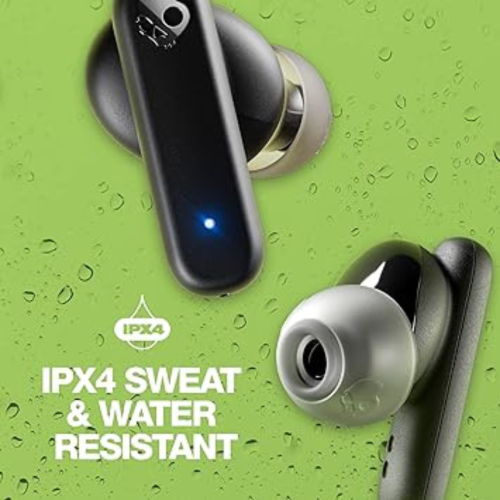 Smokin' Buds in-Ear Wireless Earbuds, 20 Hr Battery, 50% Renewable Plastics, Microphone, Works with iPhone Android and Bluetooth Devices - Bone