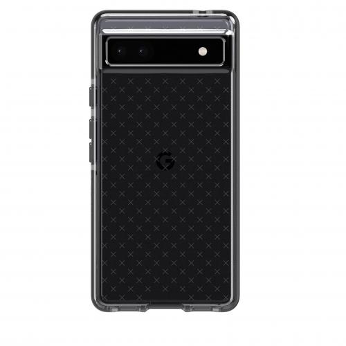 Étui protecteur Evo Check de Tech21 pour Pixel 6a de Google | Couleur&nbsp;: Noir fumé
