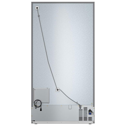 Réfrigérateur congélateur juxtaposé 36 po 20,85 pi³ avec distributeur d'eau et de glace de Maytag - Inox résistant aux traces de doigts