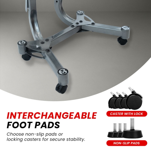 MotionGrey Adjustable Dumbbells Stand/Rack, Steel Dumbbell Stand Holder Weight Rack for Home Gym - SILVER