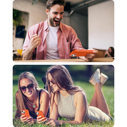 Liquid Silicone Slim Shockproof Protective Case for iPhone 15, Silky-Soft Touch Full-Body Protective Phone Case for iPhone 15