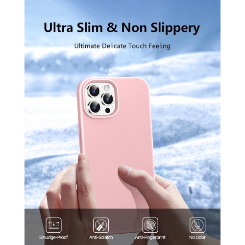 Liquid Silicone Slim Shockproof Protective Case for iPhone 15 PRO MAX, Silky-Soft Touch Full-Body Protective Phone Case for iPhone 15 PRO MAX