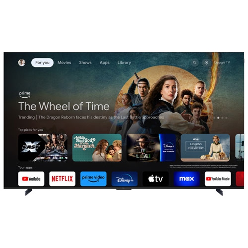 TCL 98" 4K UHD Dolby Vision HDR10+ QLED Dolby Atmos Google TV Smart TV (98Q671G-CA) (SHIPPING IN BC LOWER MAINLAND ONLY) by TCL - Open Box condition - Image 2